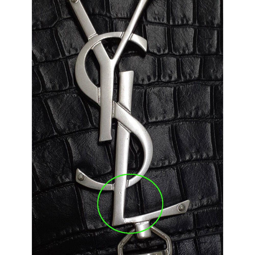 SAINT LAURENT PARIS Kate Monogram Satchel Chain Shoulder Bag - Picture 4 of 9